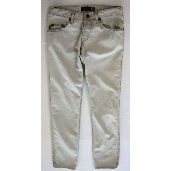 Just Cavalli Women's Sz 29" Waist Blue Faded Button Fly Straight Leg Jeans $300+ - Picture 1 of 10
